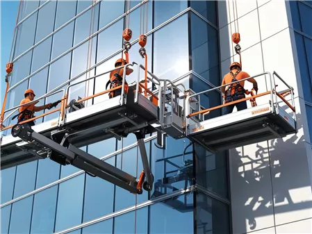 Elektrikli Asma İskele ile Güvenli Cephe Temizliği ve Bakım